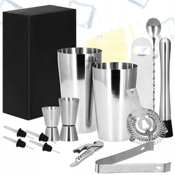 Profesjonalny Zestaw Barmański Do Drinków Koktajli Shaker 750ml