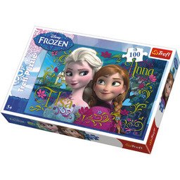Trefl, puzzle, Disney, Kraina Lodu, Anna i Elsa,
