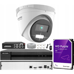 Zestaw do monitoringu Hikvision Cctv-kit- ColorVu-T249-4MPX-KP-8CH