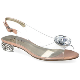 Sandały silikonowe płaskie - SCAVIOLA G-15 RÓŻOWE