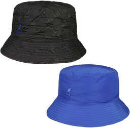 Kapelusz Dwustronny Pucker Check Bucket by Kangol, czarny,