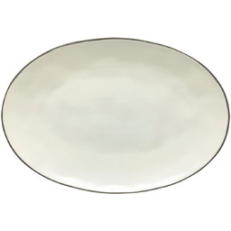 Costa Nova Talerz owalny Stacked Organic Salt 45