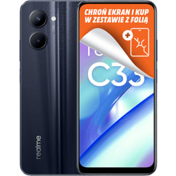 Smartfon REALME C33 4/64GB Czarny (Night Sea)