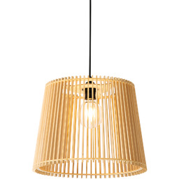 Rustykalna lampa wisząca zewnętrzna drewniana IP44 - Jayla