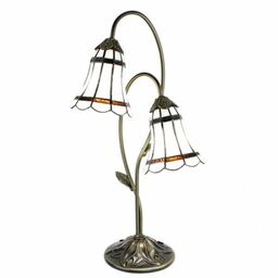 Lampa Stołowa Tiffany Kwiaty C Clayre & Eef