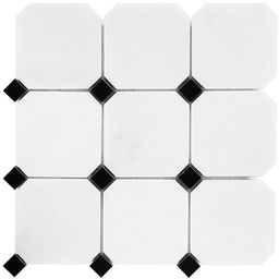 DUNIN Black & White mozaika kamienna Pure B&W