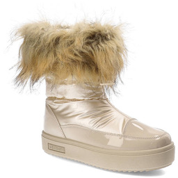 Big Star Beżowe Śniegowce Damskie Zimowe Buty