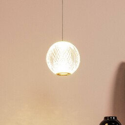 Lucide Lampa wisząca Cintra, przezroczysty / transparentny, salon