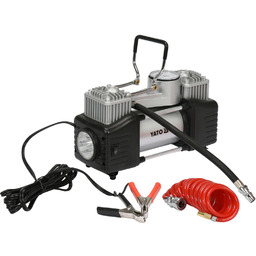 Yato KOMPRESOR SAMOCHODOWY Z LAMPĄ LED, 250W YT-73462
