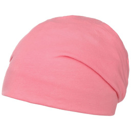 Czapka z Dżerseju Pastell Oversize, różowy, One Size