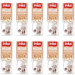 Inka Napój Owsiany 1 litr Zestaw 10 sztuk