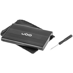 UGo Kieszeń zewnętrzna SATA 2,5'' USB 2.0 Aluminium