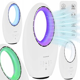 Wentylator Stojący Bezłopatkowy Klimatyzator Podłogowy Na Pilota 60W