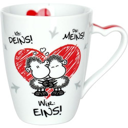 SHEEPWORLD Filiżanka "Ich Deins, Du meins, Wir eins"