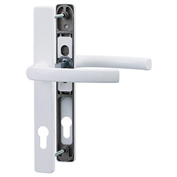 Klamka drzwiowa 30A/2000M E na szyldzie PZ -