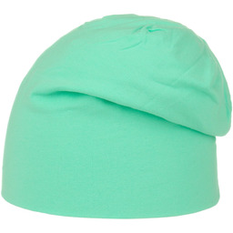 Czapka z Dżerseju Pastell Oversize, miętowy, One Size