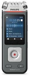 Philips DVT6115 Czarno-srebrny Dyktafon cyfrowy