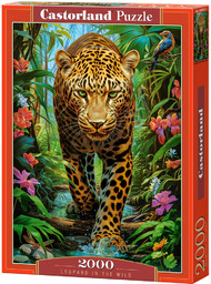 Puzzle 2000 el. Lampart na wolności