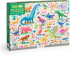 Mudpuppy Puzzle Potężne dinozaury 100 elementów 5+