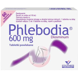 Phlebodia 600 mg, 60 tabletek powlekanych -> Odbiór