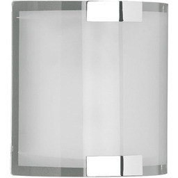 Trio Leuchten Lampa ścienna Divo chromowana, szkło matowe