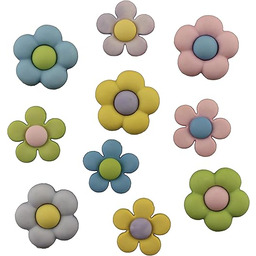 Buttons Galore Guziki z wytrzymałego tworzywa sztucznego "Pretty