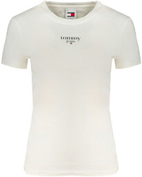 BIAŁY T-SHIRT DAMSKI Z KRÓTKIM RĘKAWEM TOMMY HILFIGER