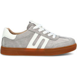 Damskie trampki ze skóry - FILIPPO DP6742/25 SZARE