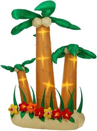 Widmann 75032 - zestaw nadmuchiwanych, świecących palm