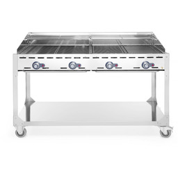 Hendi Grill gazowy Green Fire Profi Line 4-palnikowy