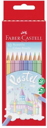 Kredki zamek pastel 10 kol. Faber-castell
