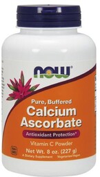 NOW FOODS Witamina C (askorbinian wapnia) w proszku,