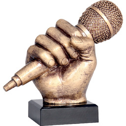 Figurka Statuetka Puchar Muzyka Muzyczna Mikrofon +Grawer