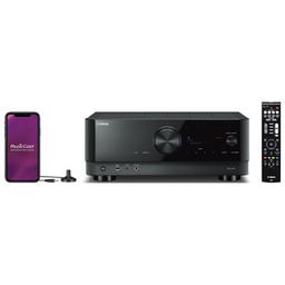 YAMAHA Amplituner MusicCast RX-V4A Czarny 5.2-kanałowy, 8K, BT,