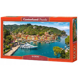 Puzzle 4000 elementów. Widok na Portofino. Castorland