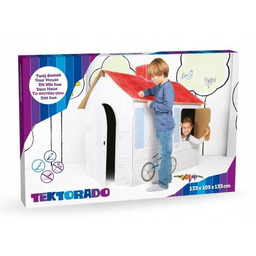 Domek z tektury dla dzieci do malowania Tektorado