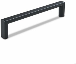 Uchwyt meblowy podłużny Calabro 128 Metalowy Czarny Mat