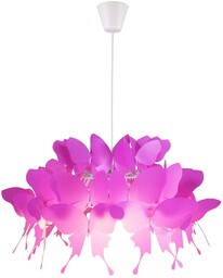 Light Prestige Wisząca lampa FARFALLA LP-3439/1P dark pink