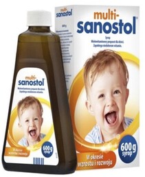 Multi-Sanostol Wielowitaminowy syrop dla dzieci, 600 g