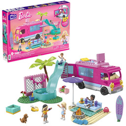 Bloks Barbie Wymarzony Kamper HPN80 Mattel 580 Klocków