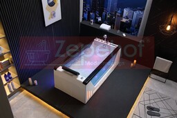 Wanna z hydromasażem BC-607 Weiß prostokątna