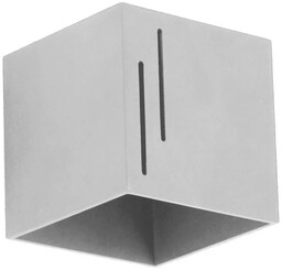 Lumes Minimalistyczny kinkiet E057-Edix - popiel
