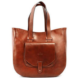 Torebka skórzana na ramię duża damska shopperbag