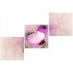 Obraz Rose Butterfly motyl pastelowy księżniczka