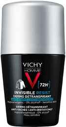 Vichy Homme Invisible Resist, antyperspirant roll-on dla mężczyzn,