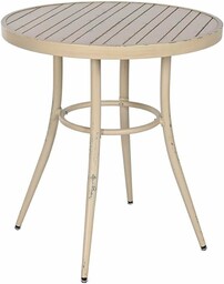 Home ESPRIT Stolik pomocniczy biały aluminium 70 x
