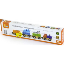 VIGA Klocki magnetyczne Pociąg Zoo 50822