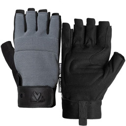 Rękawiczki wspinaczkowe via Ferrata Half Finger szare XL