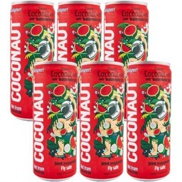 6x Woda kokosowa COCONAUT z sokiem arbuzowym 320