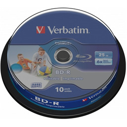 Płyta BD-R Verbatim SL Printable Datalife 6X 25GB